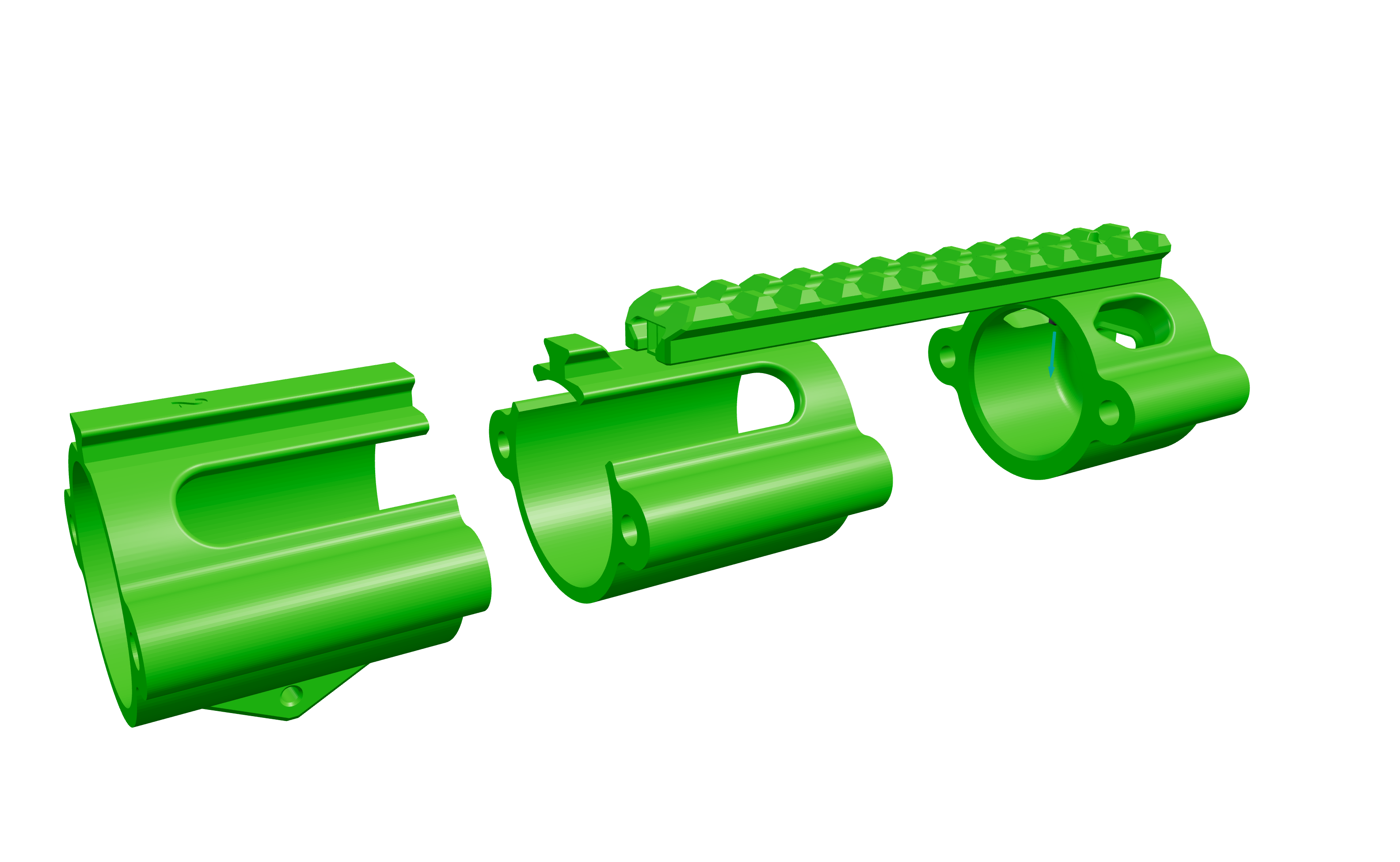 Step 11 — Slide the PTback and PTfront onto the fr...