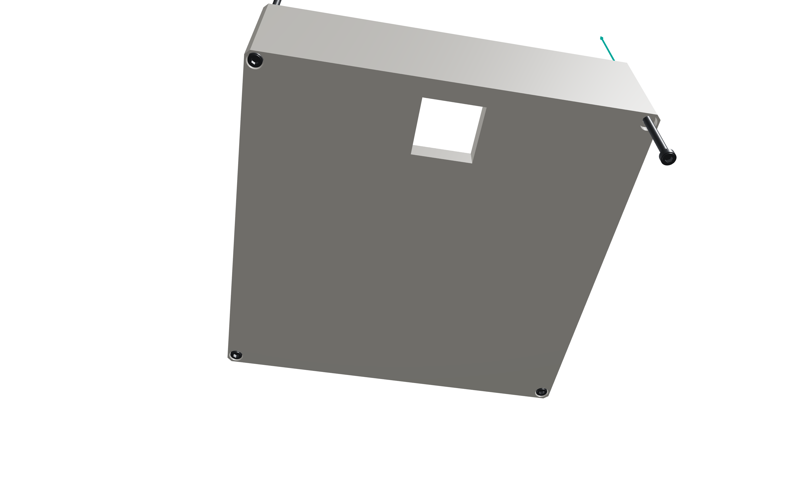 Step 01 — Insert 4 x M3 x 65mm screws into the hol...
