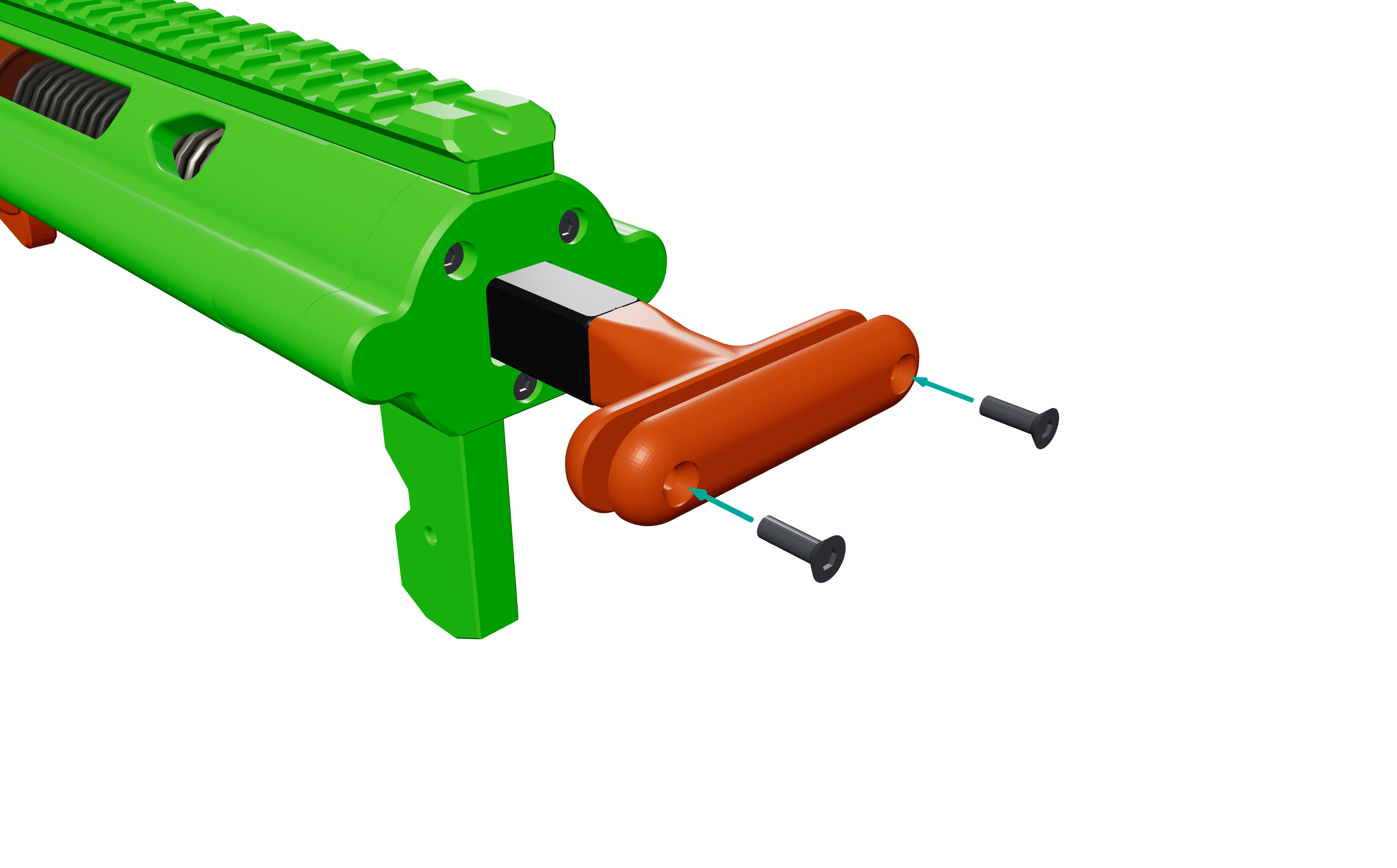 Step 35 — Screw the PrimingHandleBack to PrimingHa...