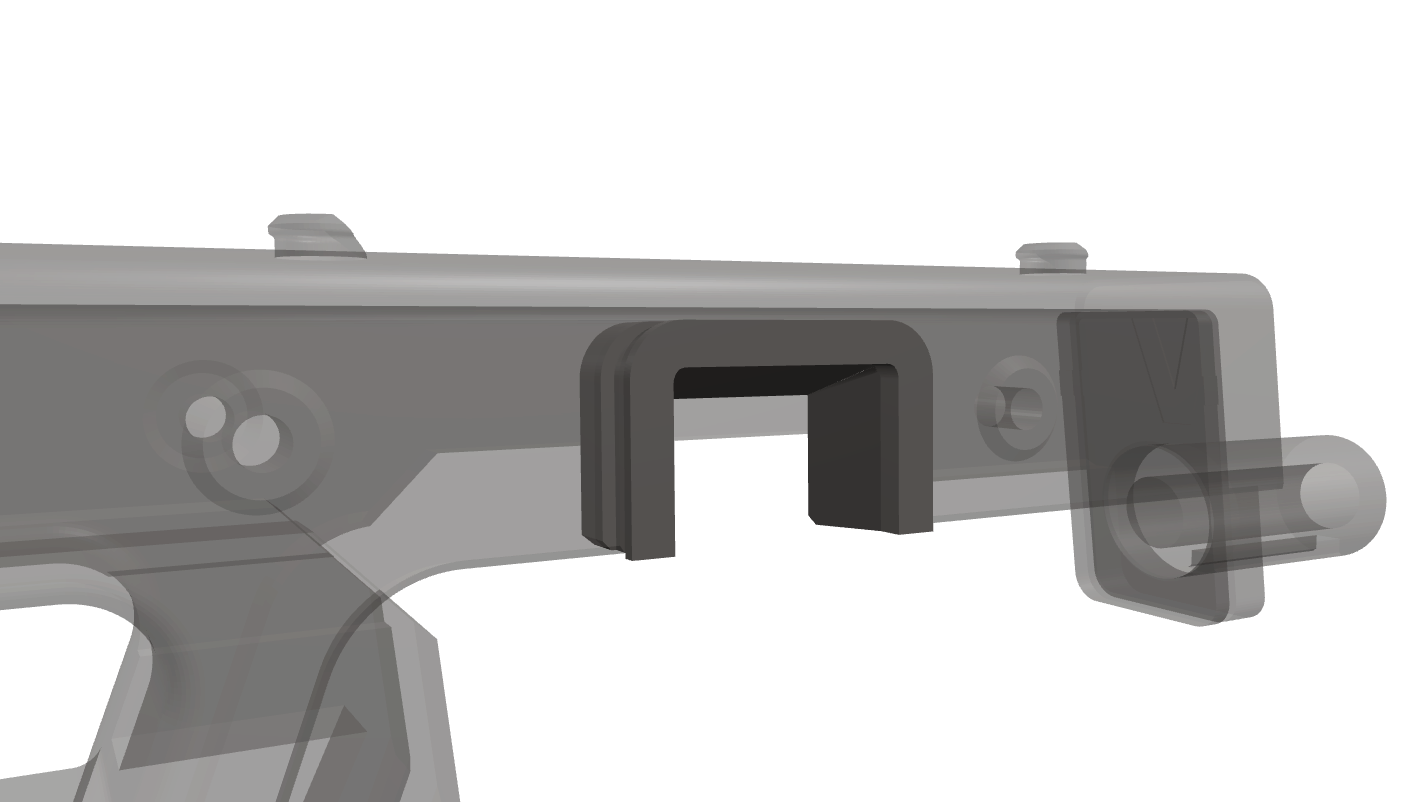 Step 07 — Slide the ejection port into place.