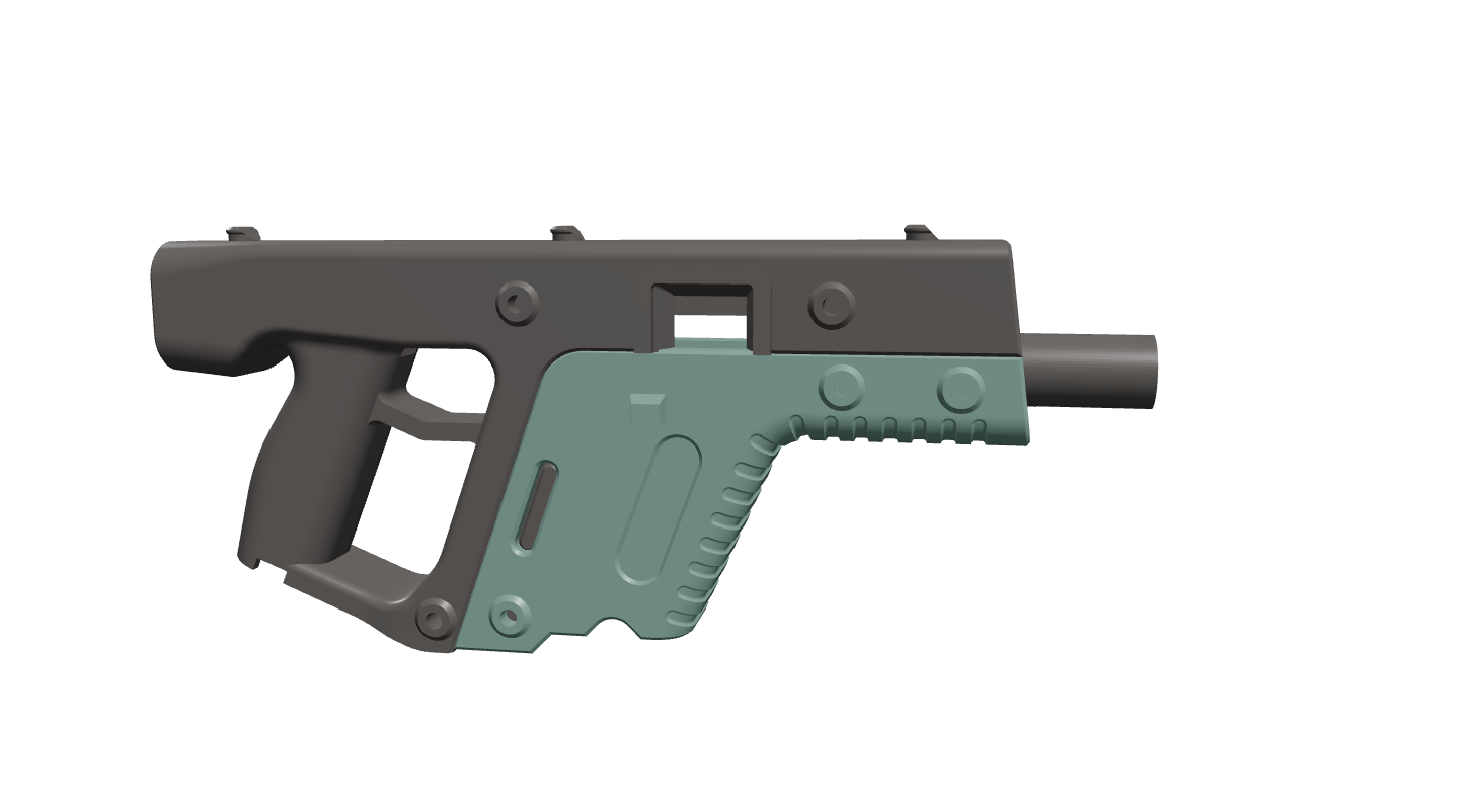 Step 08 — Push the front grip into place on the ma...