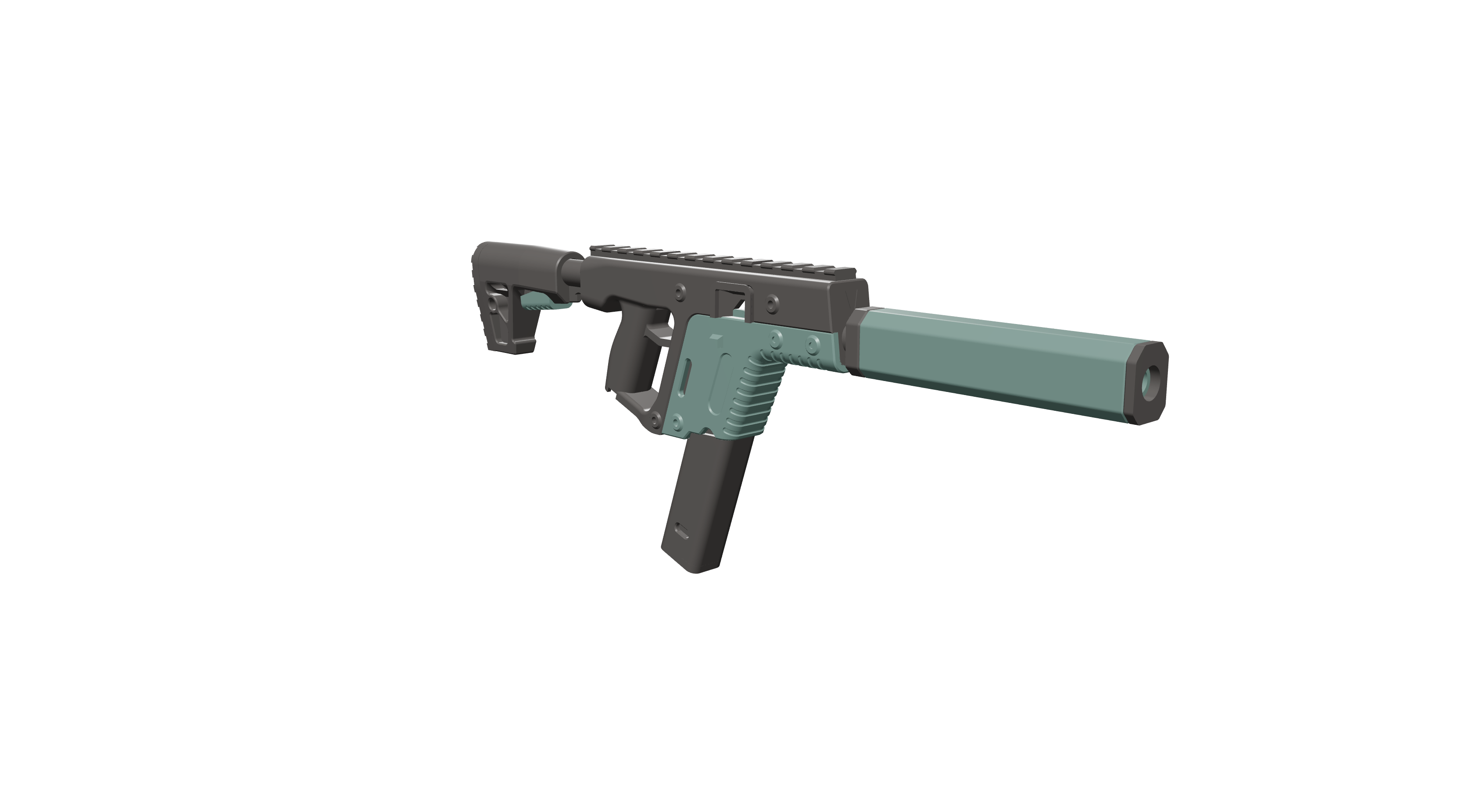 CRS Vector Pocket SMG - Fidget Keychain Toy