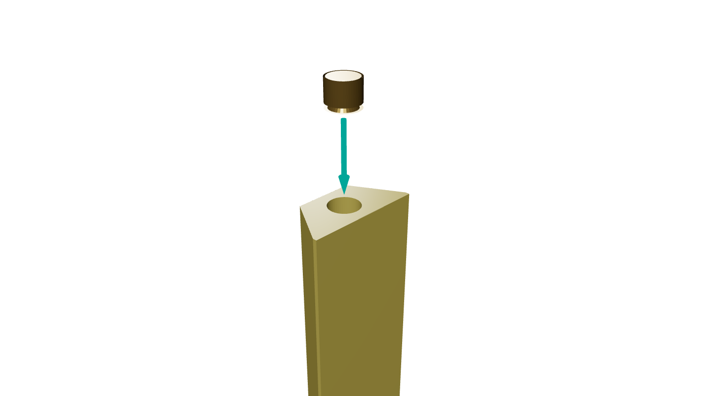 Step 01 — Start by inserting 2 x M3 Heat-set inser...